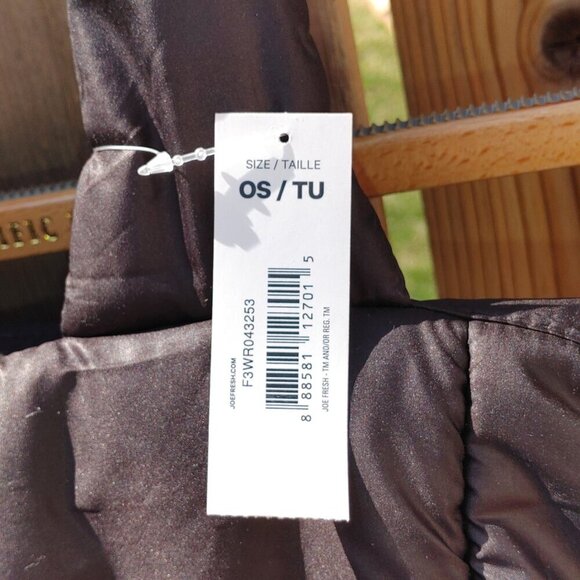 FUN Joe Fresh Puffer Tote with Puffer Handle Medium Size Full Zip Closure BNWT - Picture 6 of 8